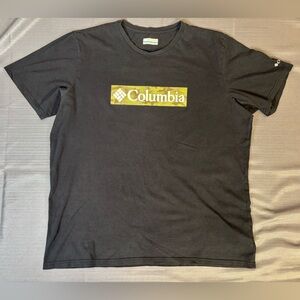 Columbia Camo Logo T-Shirt XL Black | Mens Outdoor Graphic Tee